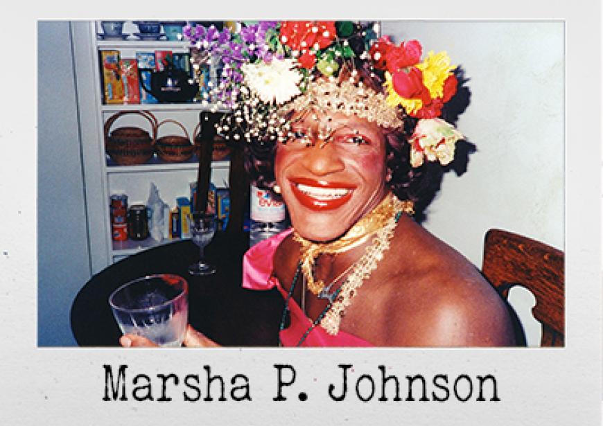 Image: Marsha P. Johnson © Netflix/courtesy of Everett Collection Inc & Alamy Stock Photo.