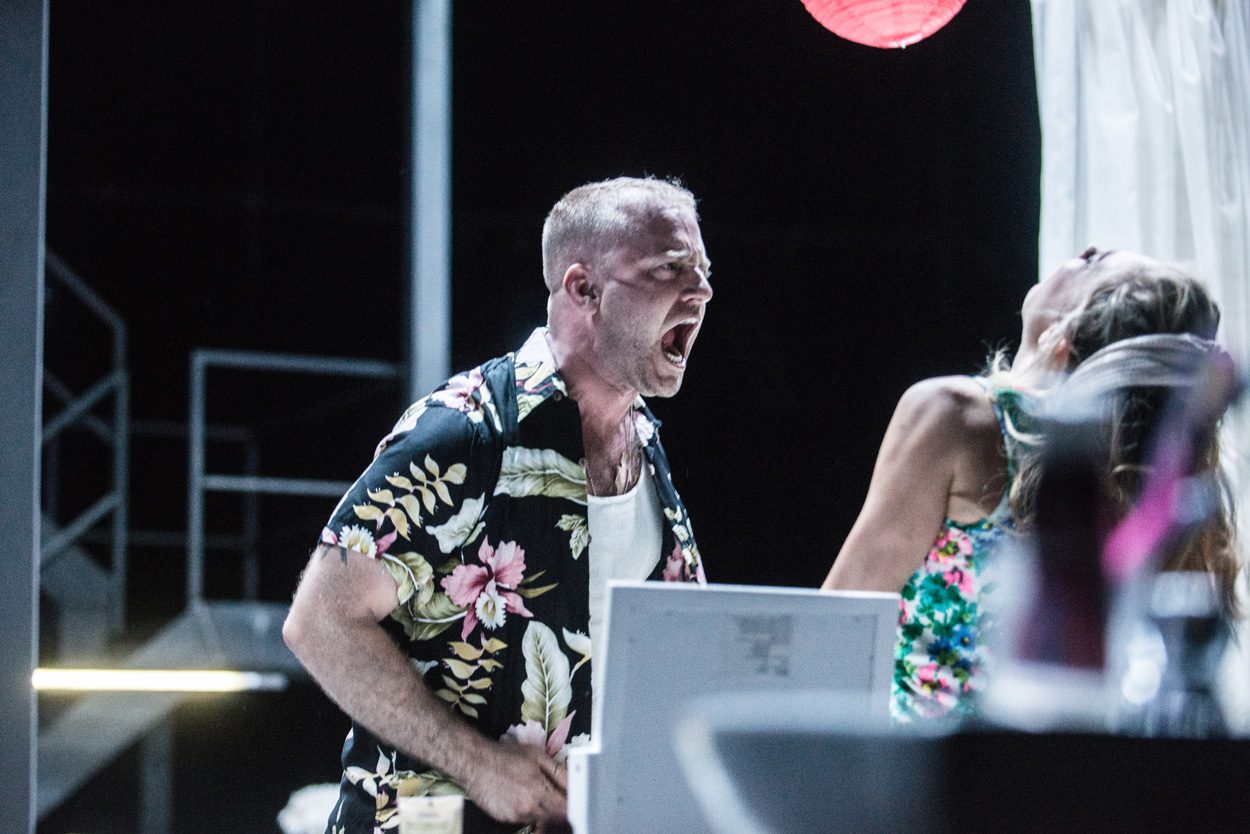 Ben Foster and Vanessa Kirby in A Streetcar Named Desire at St. Ann's Warehouse. Photo by Teddy Wolff