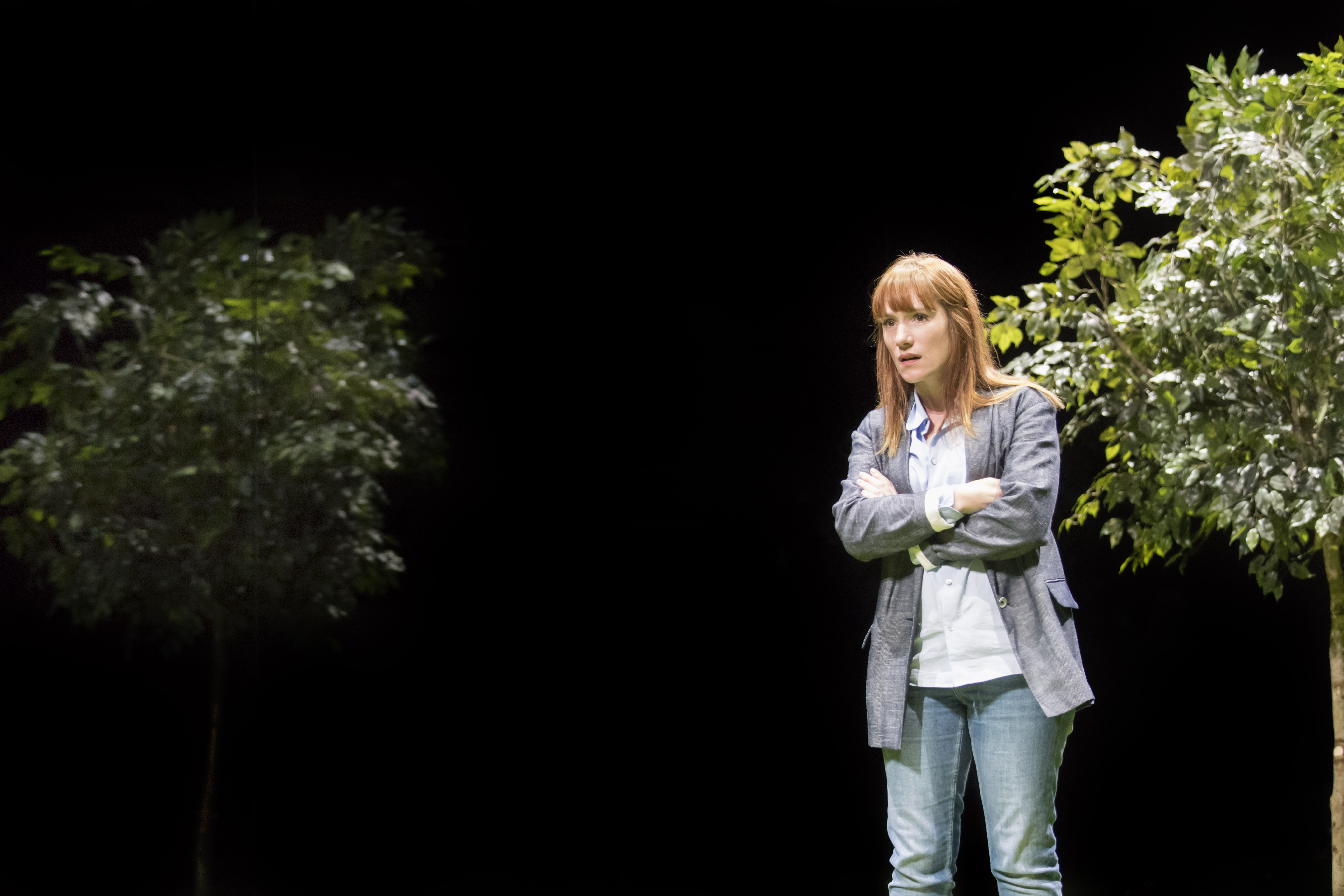 Charlotte Randle (Mary) in Yerma at the Young Vic. Photo by Johan Persson