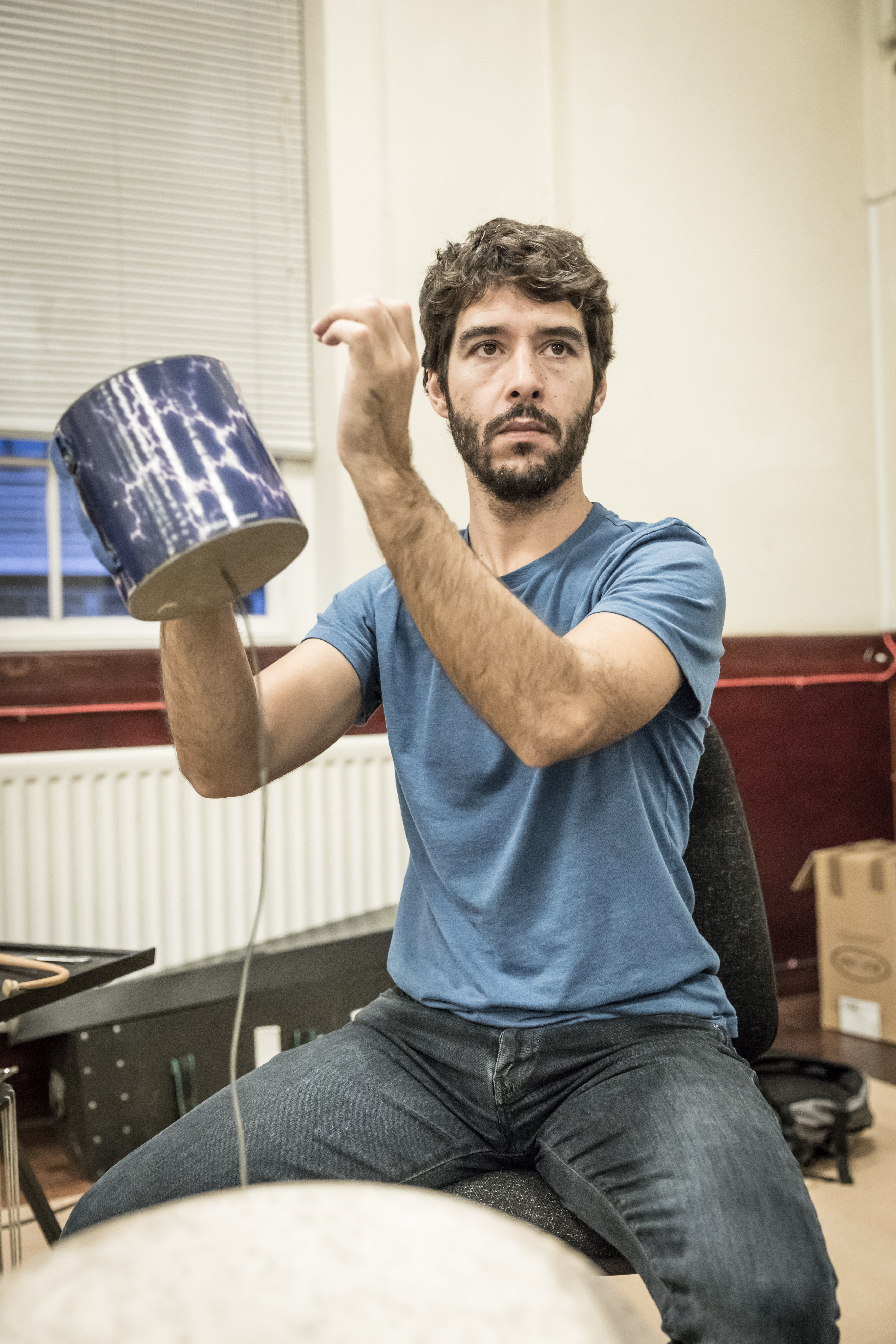 Manuel Pinheiro in rehearsal for The Brothers Size at the Young Vic © Marc Brenner (2)