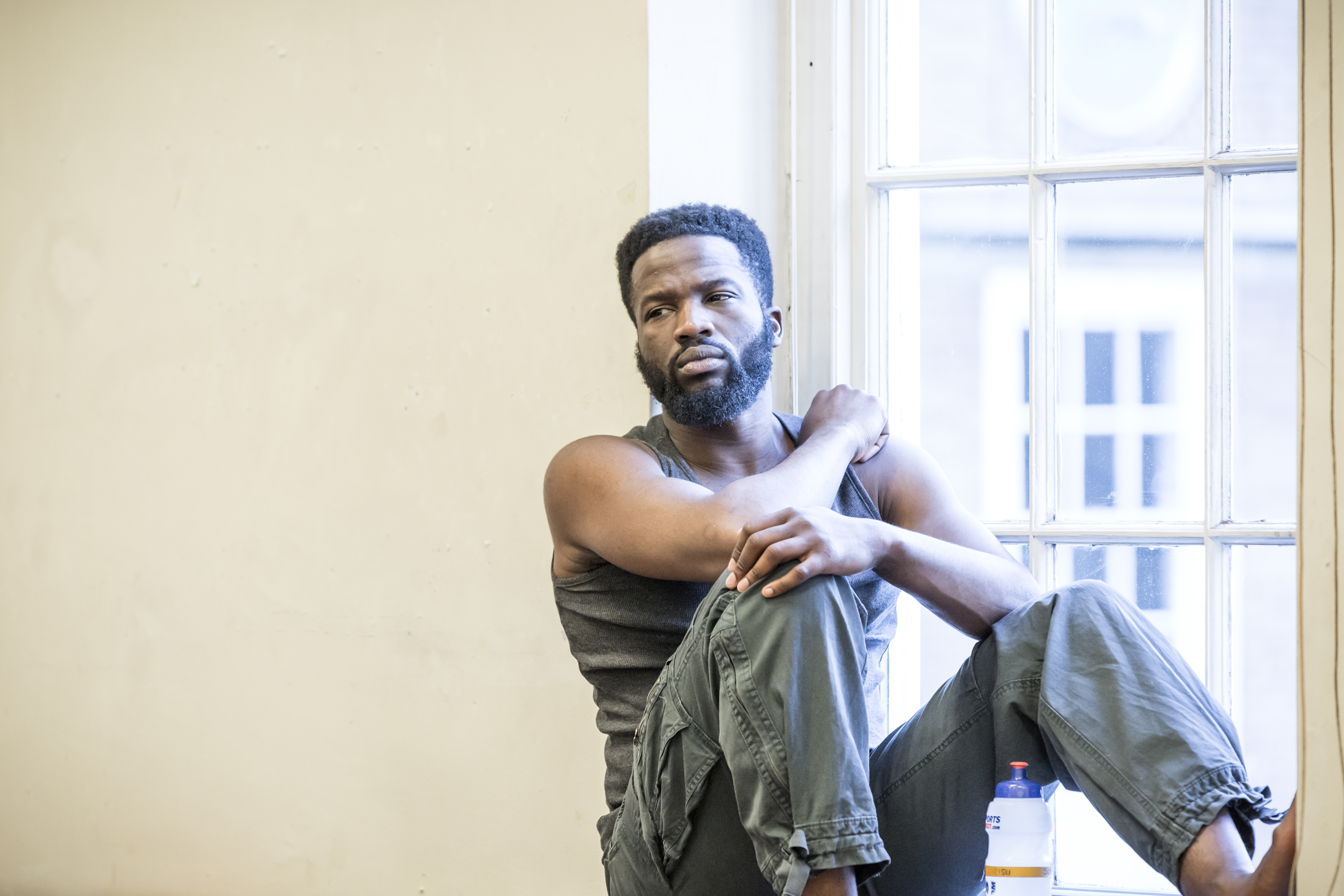 Sope Dirisu in rehearsal for The Brothers Size at the Young Vic © Marc Brenner (3)