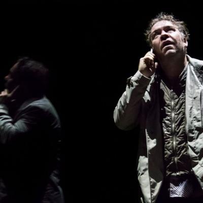 Brendan Cowell (John) in Yerma at the Young Vic, photo by Johan Persson