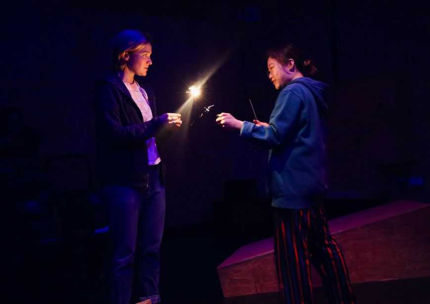 Millicent Wong and Olivia Dowd in Light by Jasmin Mandi-Ghomi, directed by Annie Kershaw as part of Five Shorts 2023