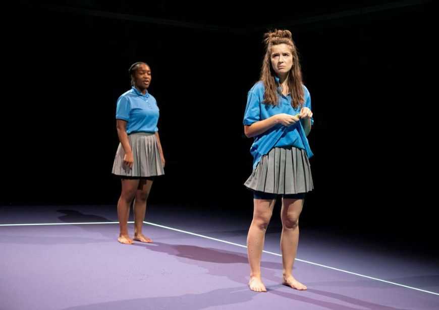 Bola Akeju and Elizabeth Dulau in Klippies by Jessica Siân, directed by GFDA 2021 recipient Diyan Zora.