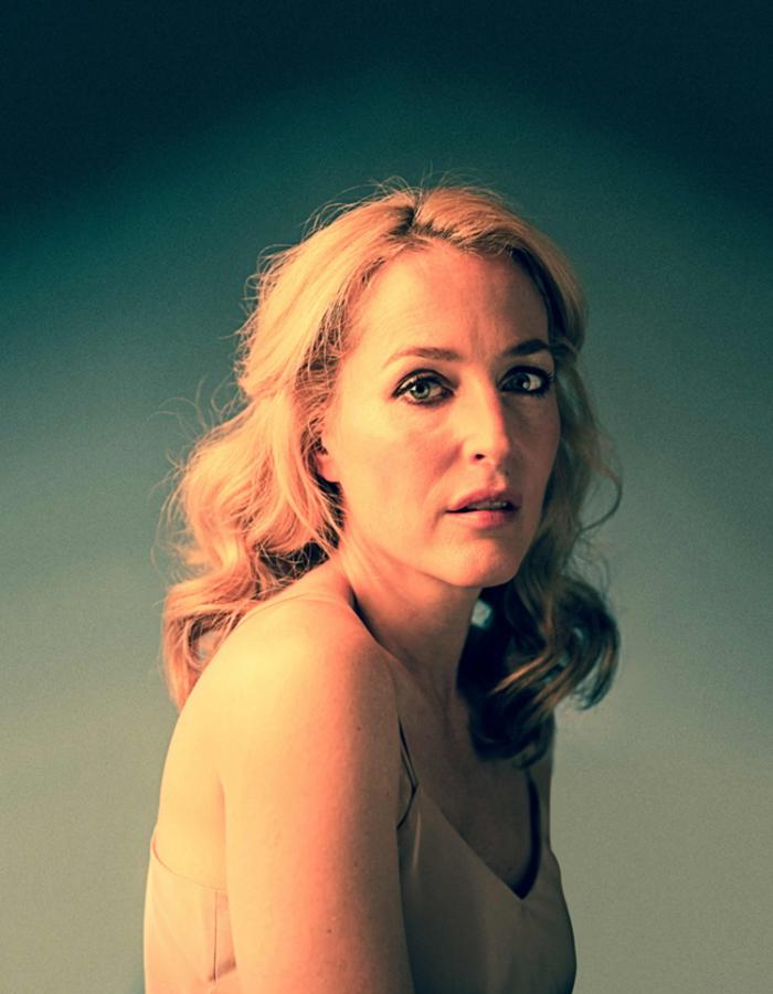 Portrait of Gillian Anderson as Blanche for Young Vic's A Streetcar Named Desire