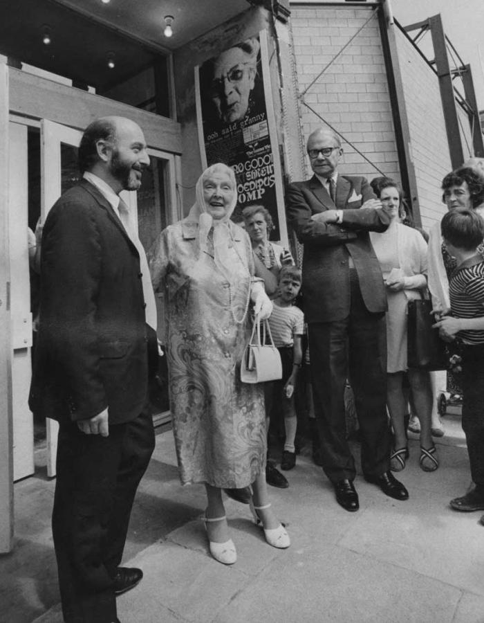 Frank Dunlop opening the Young Vic in 1970